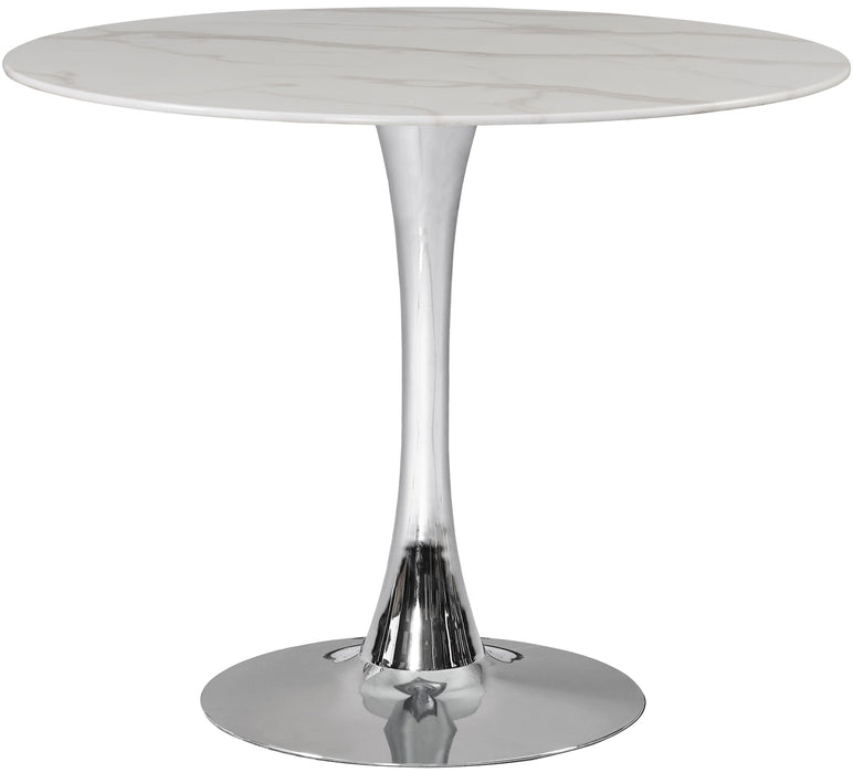 Tulip Chrome Dining Table (3 Boxes) - Furniture Stars (Chicago, IL)