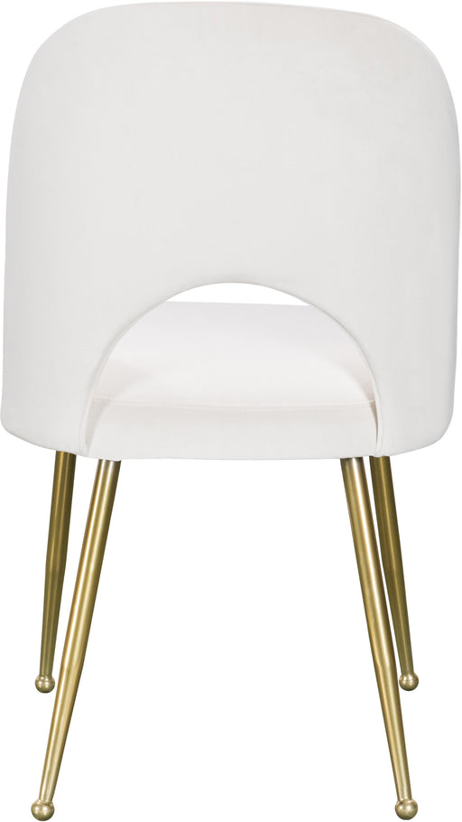 Logan Cream Velvet Dining Chair - Furniture Stars (Chicago, IL)