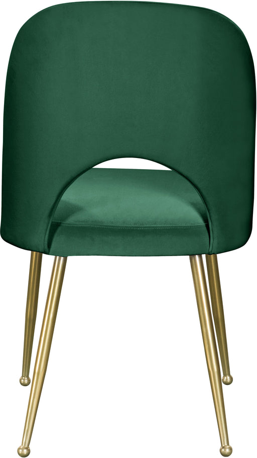 Logan Green Velvet Dining Chair - Furniture Stars (Chicago, IL)