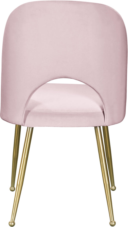 Logan Pink Velvet Dining Chair - Furniture Stars (Chicago, IL)