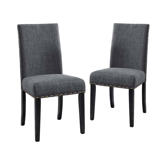 CRISPIN GRANITE GRAY DINING CHAIR- (2/Ctn) - Furniture Stars (Chicago, IL)