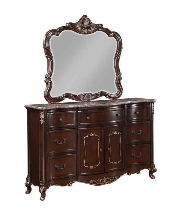 CONSTANTINE DRESSER W/MARBLE TOP-CHERRY - Furniture Stars (Chicago, IL)