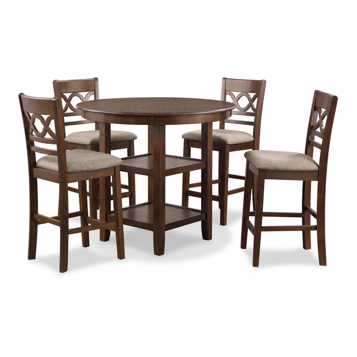 CORI COUNTER 5 PC SET-CHERRY - Furniture Stars (Chicago, IL)