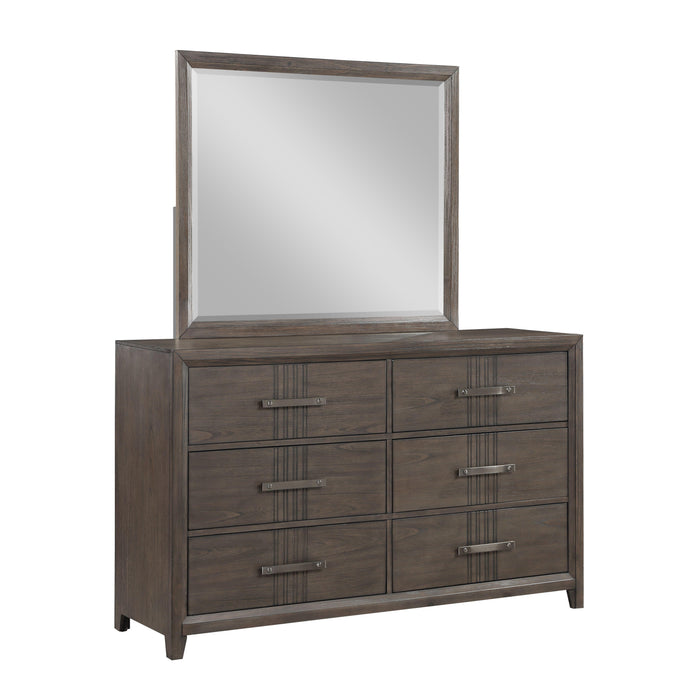 LANDON MIRROR-WALNUT - Furniture Stars (Chicago, IL)