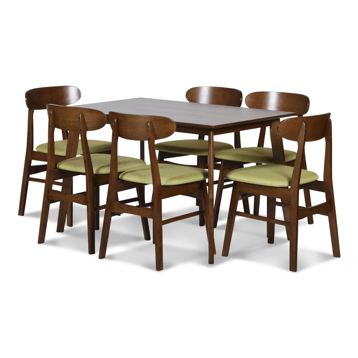 MOROCCO DINING CHAIR W/GREEN SEAT CUSHION - Furniture Stars (Chicago, IL)