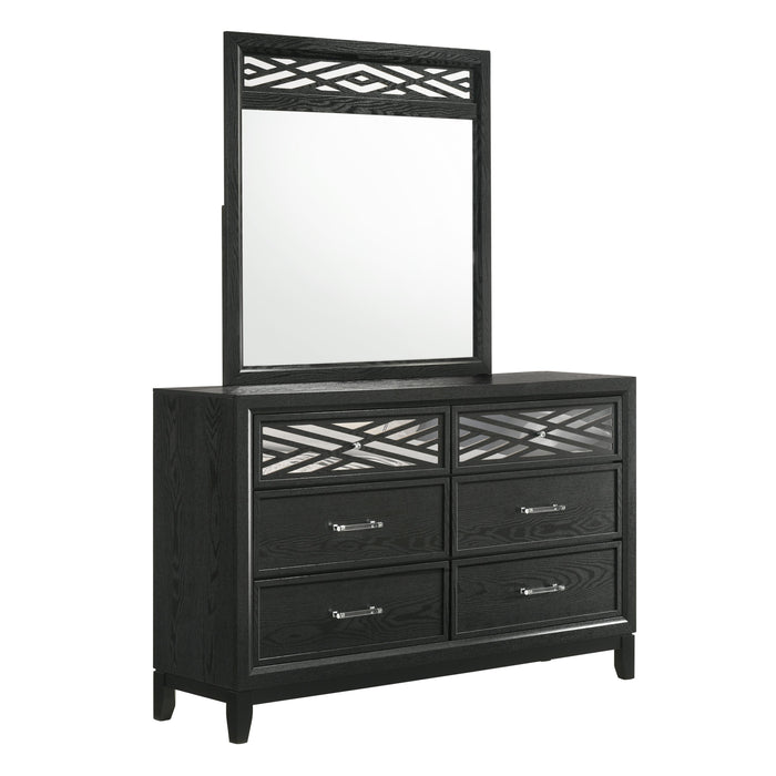 OBSIDIAN DRESSER-BLACK - Furniture Stars (Chicago, IL)