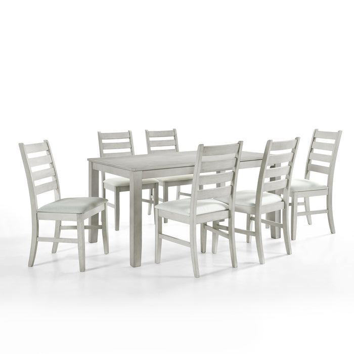 PASCAL LADDERBACK DINING CHAIR (2 Per Carton)-DRIFTWOOD - Furniture Stars (Chicago, IL)