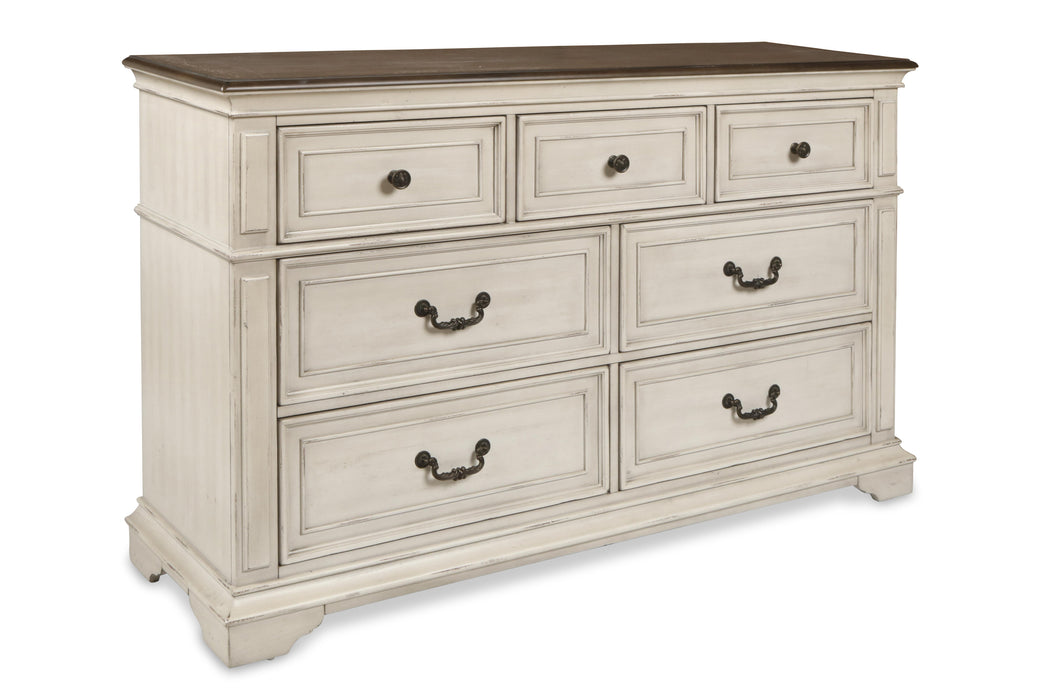 ANASTASIA DRESSER - ANT. WHITE