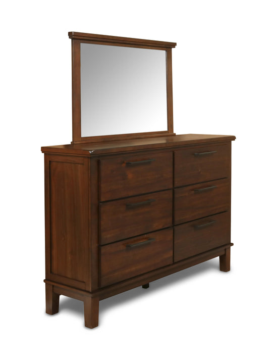 CAGNEY MIRROR - CHESTNUT - Furniture Stars (Chicago, IL)