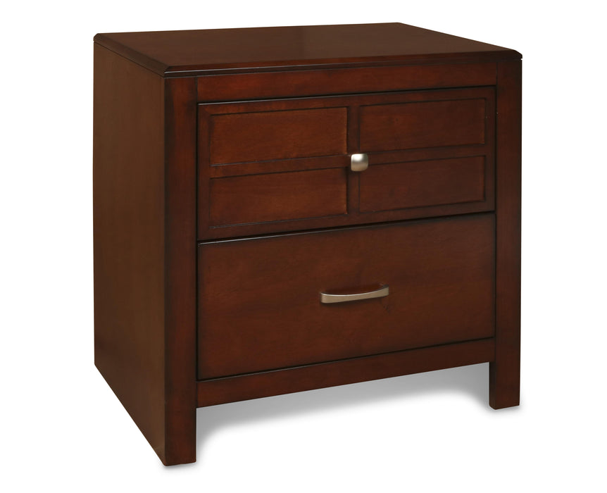 KENSINGTON NIGHTSTAND- BURNISHED CHERRY - Furniture Stars (Chicago, IL)