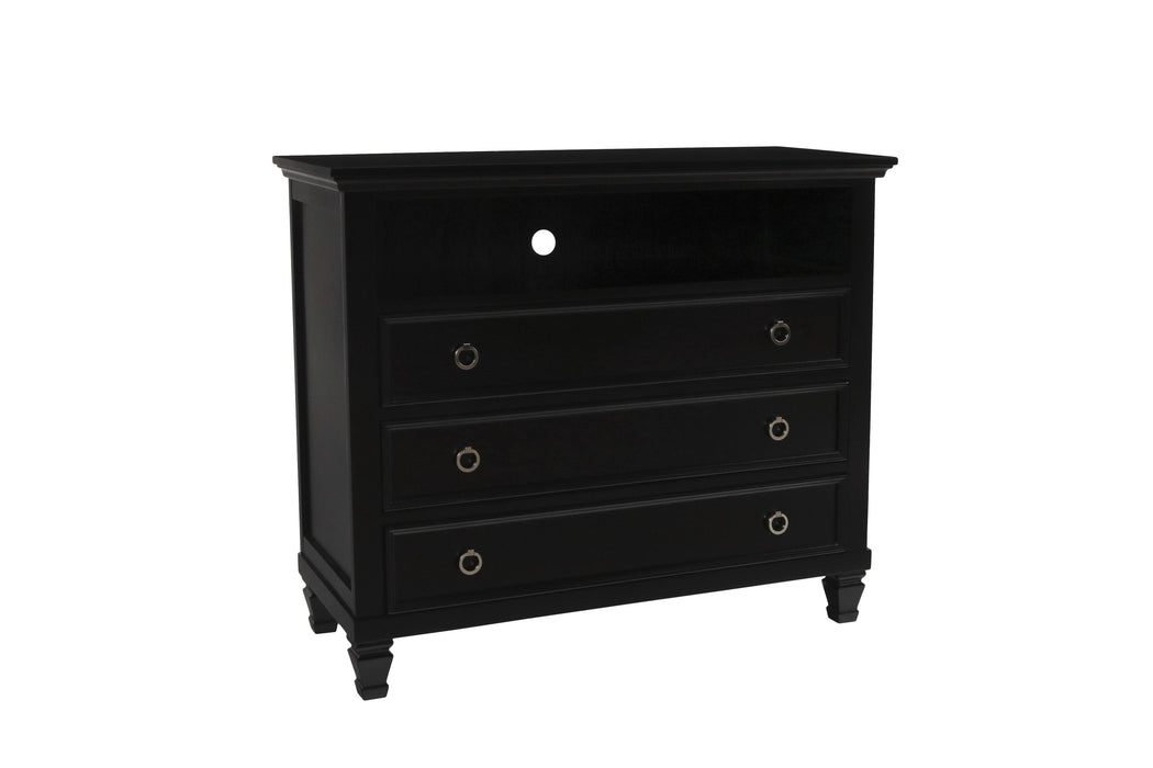 TAMARACK MEDIA CHEST- BLACK - Furniture Stars (Chicago, IL)