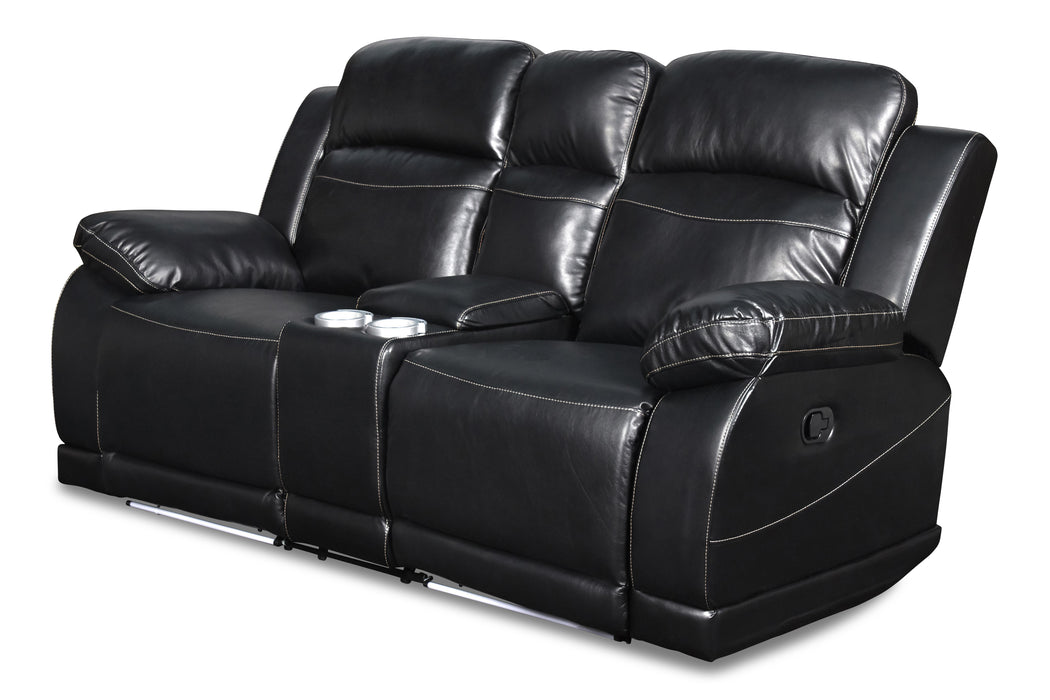 VEGA CONSOLE LOVESEAT - PREMIER BLACK