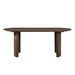 Kody 79" Oval Dining Table Top-Dk Walnut