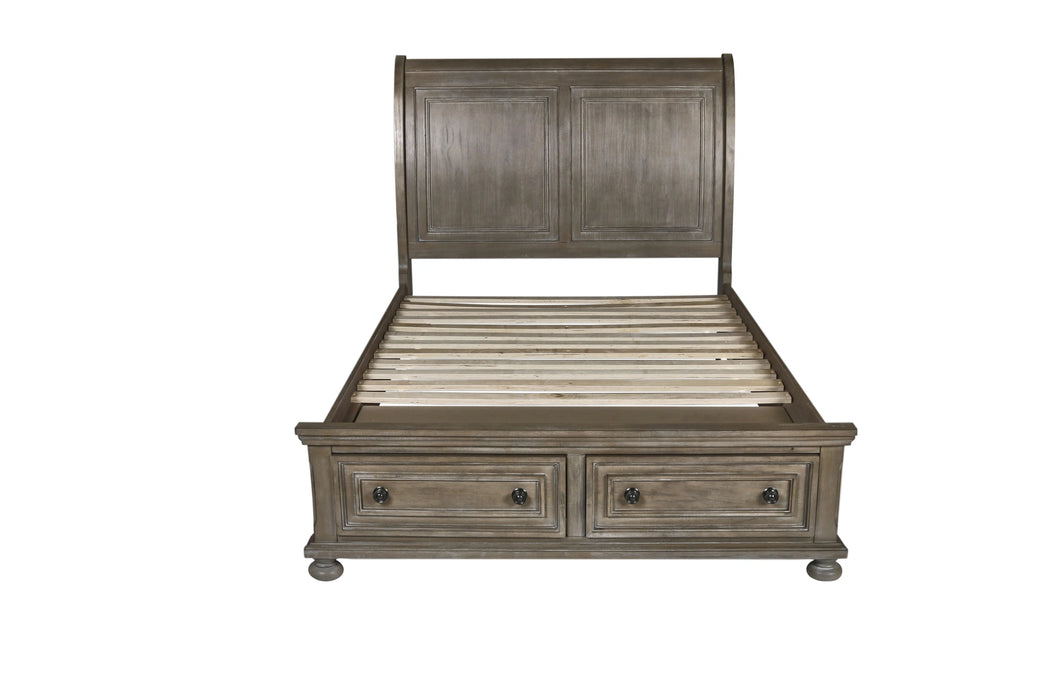 ALLEGRA Eastern King-California King K HEADBOARD-PEWTER