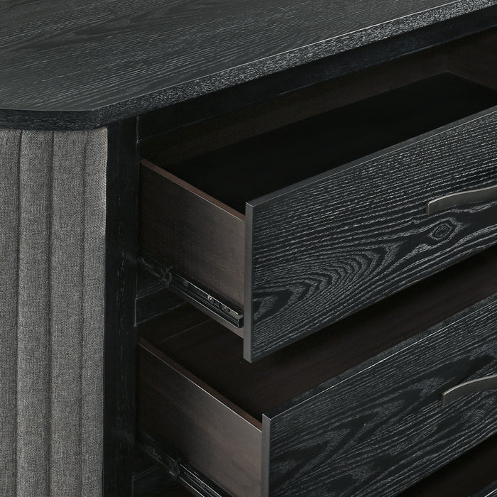 Skyline 6 Drawer Dresser-Onyx