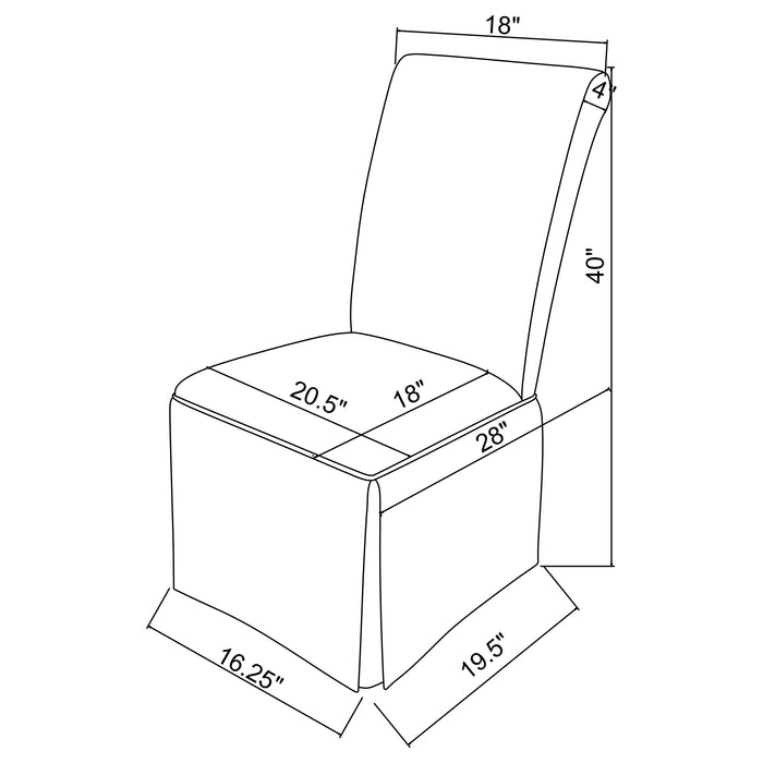 Shawna Side Chair - Furniture Stars (Chicago, IL)