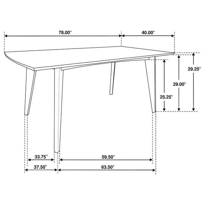Malone Dining Table - Furniture Stars (Chicago, IL)