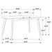 Jedda Extension Dining Table - Furniture Stars (Chicago, IL)
