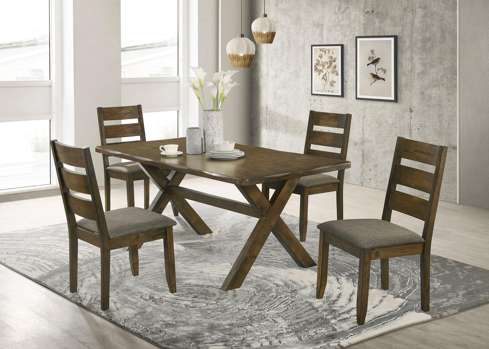 Alston Dining Room Set Knotty Nutmeg and Grey image