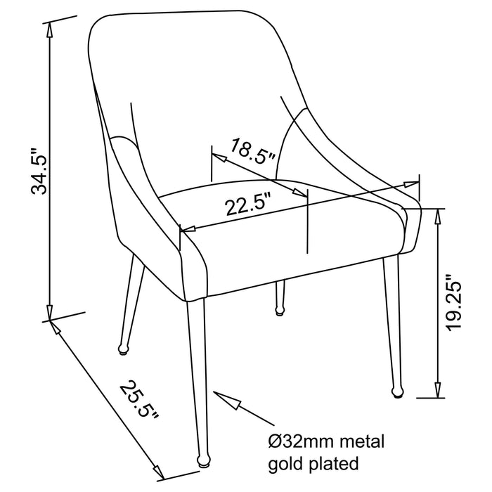 Mayette Side Chair - Furniture Stars (Chicago, IL)