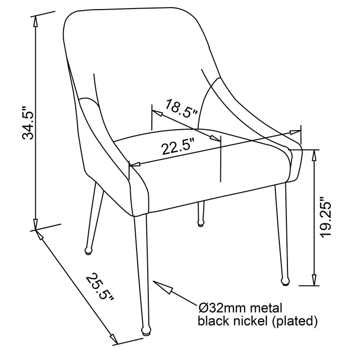 Mayette Side Chair - Furniture Stars (Chicago, IL)