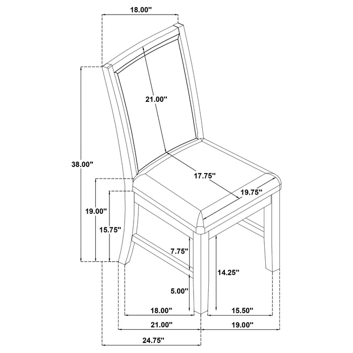 Bruner Dining Side Chair - Furniture Stars (Chicago, IL)