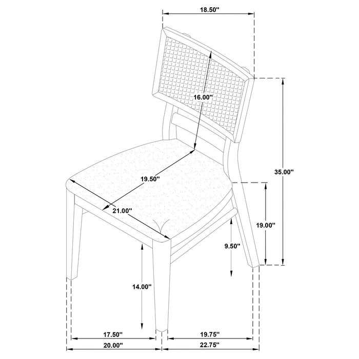 Kailani Dining Side Chair - Furniture Stars (Chicago, IL)