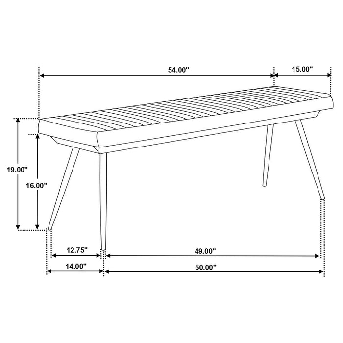 Misty Dining Bench - Furniture Stars (Chicago, IL)