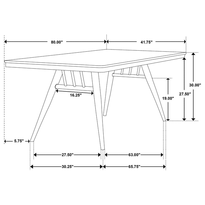 Wes Dining Table - Furniture Stars (Chicago, IL)