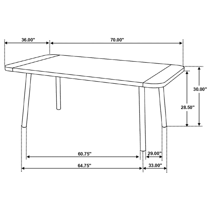 Maverick Dining Table - Furniture Stars (Chicago, IL)