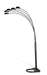 Kayd 5-light Floor Lamp Satin Black image