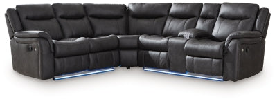 Sultan Meadow Reclining Sectional - Furniture Stars (Chicago, IL)