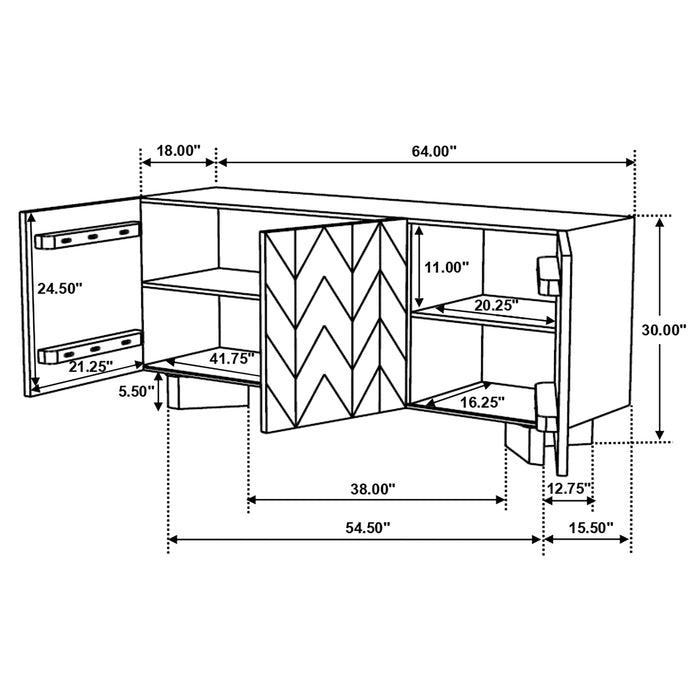 Tyler Sideboard - Furniture Stars (Chicago, IL)