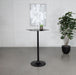 Keanu Pedestal Cloud-Shaped Top Bar Table Black - Furniture Stars (Chicago, IL)