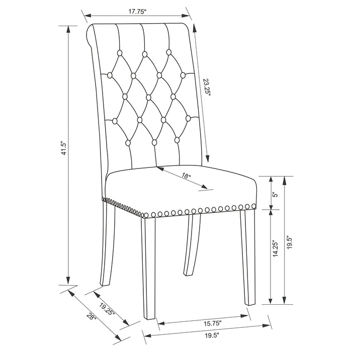 Alana Dining Side Chair - Furniture Stars (Chicago, IL)