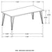 Sherman Dining Table - Furniture Stars (Chicago, IL)