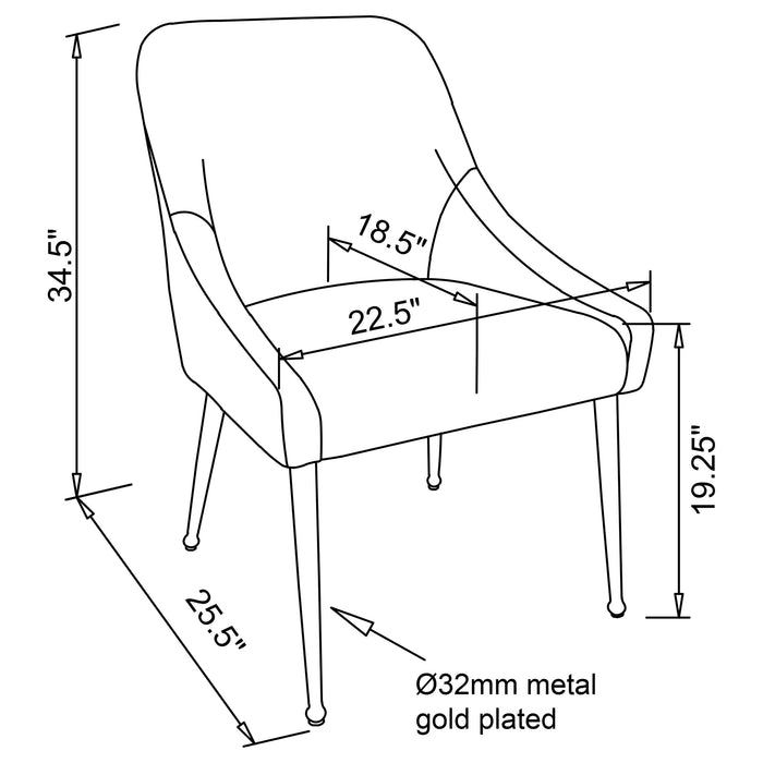 Mayette Side Chair - Furniture Stars (Chicago, IL)