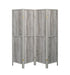 Deepika 4-panel Folding Screen Grey Driftwood - Furniture Stars (Chicago, IL)