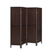 Deepika 4-panel Folding Screen Tobacco and Cappuccino - Furniture Stars (Chicago, IL)