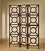 Vulcan 3-panel Geometric Folding Screen Tan and Cappuccino - Furniture Stars (Chicago, IL)