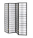 Roberto 4-panel Folding Screen Dark Grey and White - Furniture Stars (Chicago, IL)