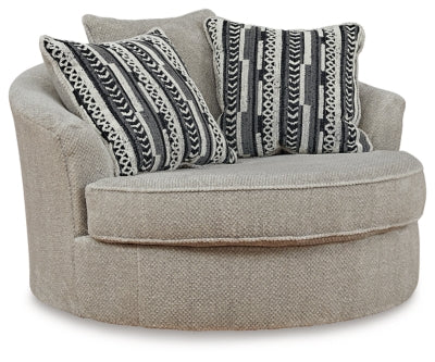 Calnita Oversized Swivel Accent Chair - Furniture Stars (Chicago, IL)