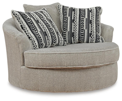 Calnita Oversized Swivel Accent Chair - Furniture Stars (Chicago, IL)