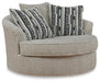 Calnita Oversized Swivel Accent Chair - Furniture Stars (Chicago, IL)