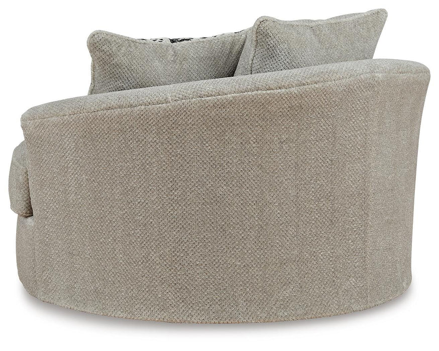 Calnita Oversized Swivel Accent Chair - Furniture Stars (Chicago, IL)