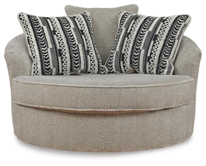 Calnita Oversized Swivel Accent Chair - Furniture Stars (Chicago, IL)