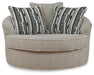 Calnita Oversized Swivel Accent Chair - Furniture Stars (Chicago, IL)