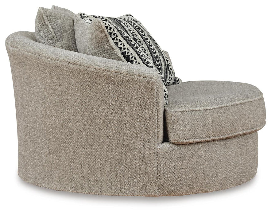 Calnita Oversized Swivel Accent Chair - Furniture Stars (Chicago, IL)
