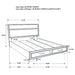 Miranda Panel Platform Storage Bed - Furniture Stars (Chicago, IL)
