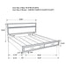 Miranda Panel Platform Storage Bed - Furniture Stars (Chicago, IL)